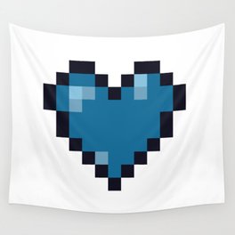 Pixel Heart 02 Wall Tapestry