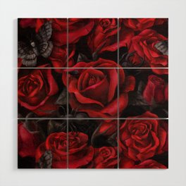 Bugs and Roses Wood Wall Art