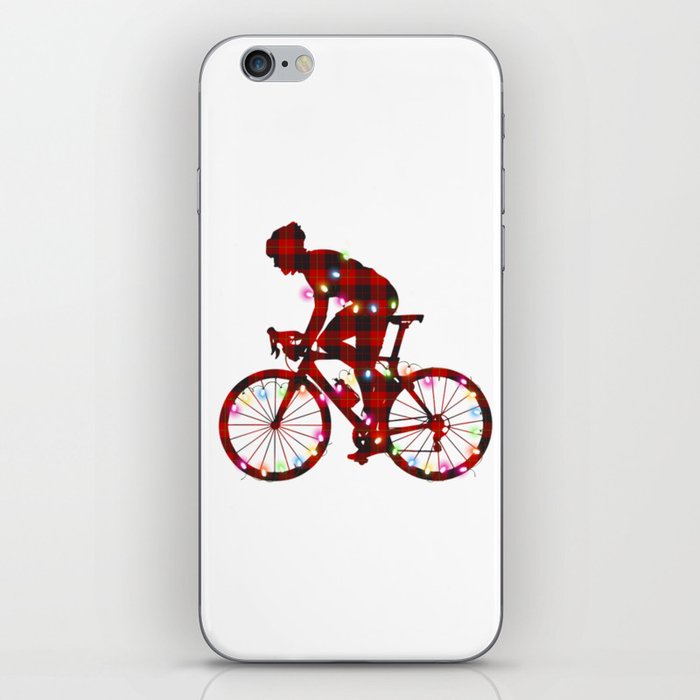 all i want for christmas is a new bicycle gift for cyclist iPhone Skin