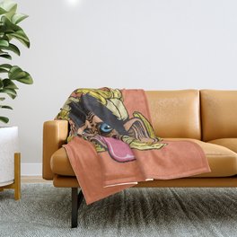 chimp Throw Blanket
