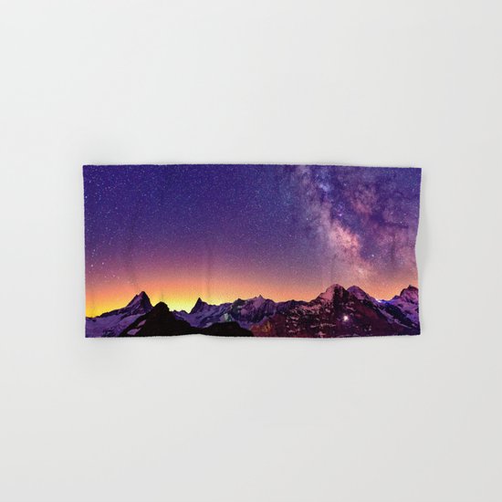 Sunset Mountain #stars Hand & Bath Towel