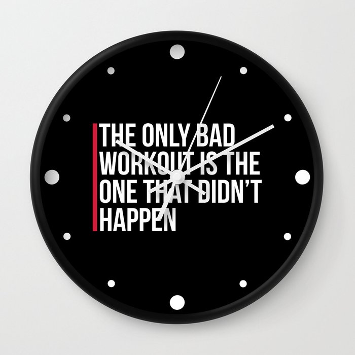 Workout new arrivals wall clock