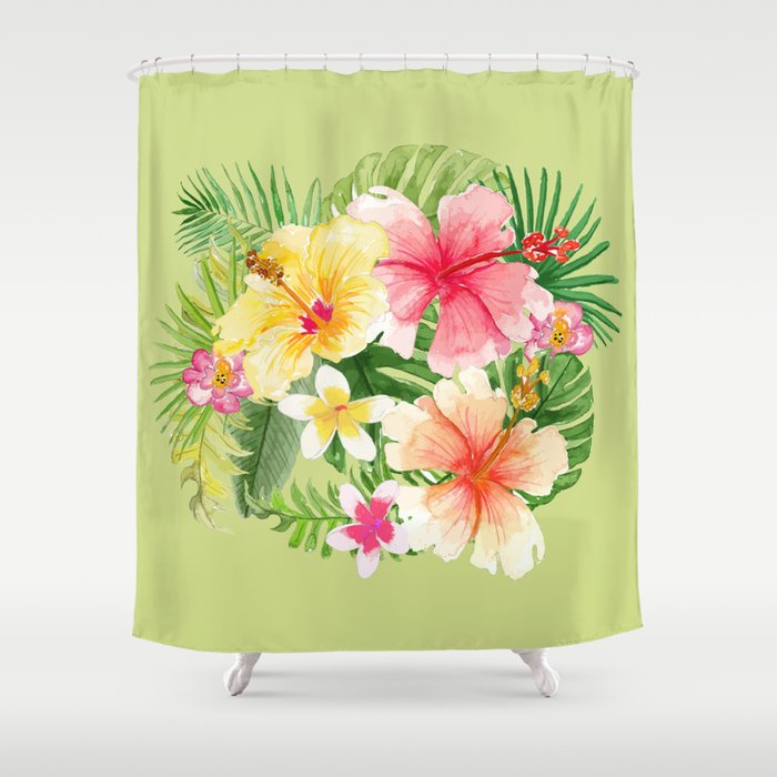 Hibiscus Shower Curtain