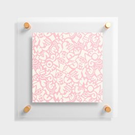 Forms Prints in Pink Floating Acrylic Print