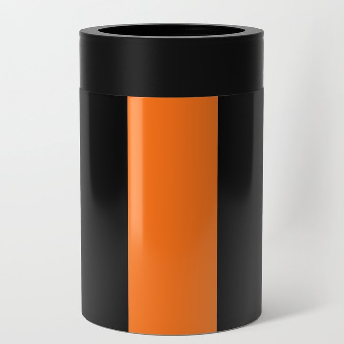 Letter T (Orange & Black) Can Cooler