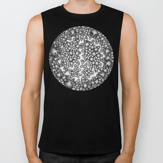 Abstract Macro Shapes Biker Tank