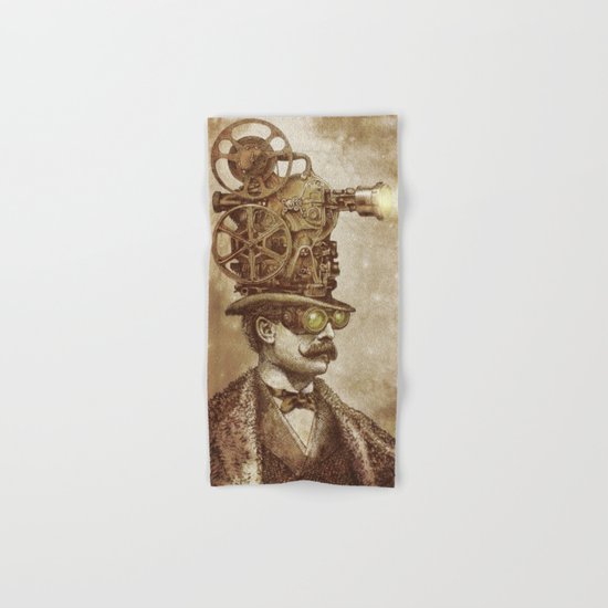 The Projectionist (sepia option) Hand & Bath Towel