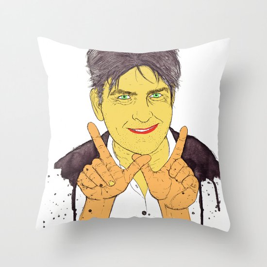 W is for Winning Throw Pillow