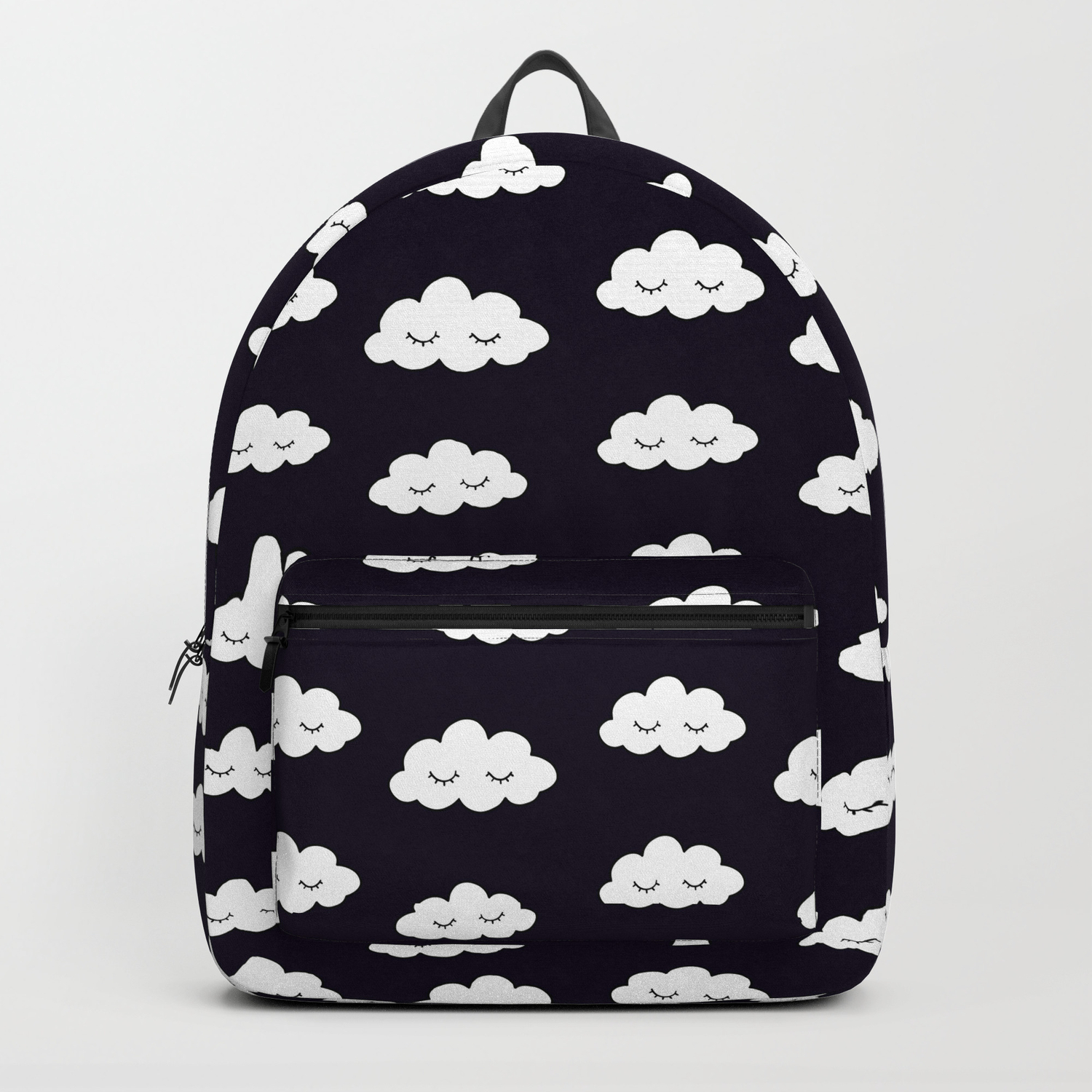 cute black and white backpacks