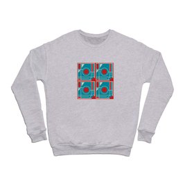 Art Deco Tile No. 2b - Color Crewneck Sweatshirt