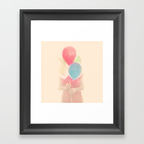 Balloon Girl Framed Art Print