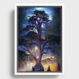 Ancient Spirit Tree Framed Canvas