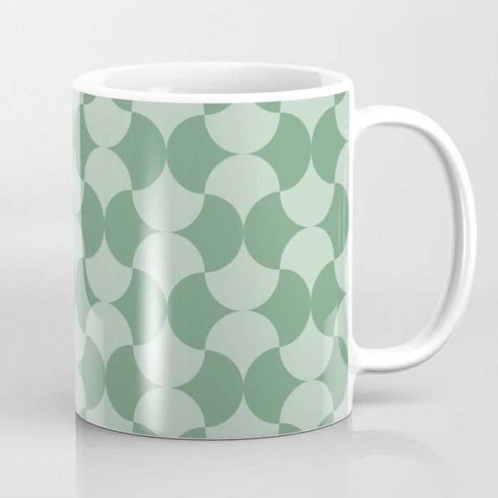 Deco 2 pattern sage Coffee Mug