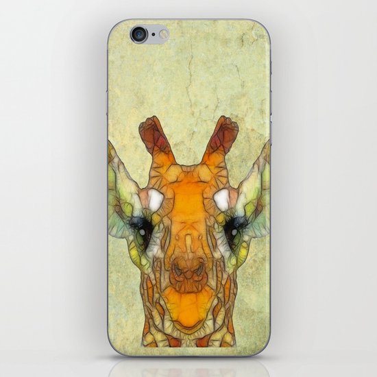 abstract giraffe calf iPhone & iPod Skin