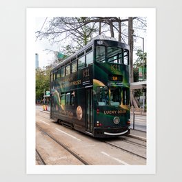 Hong Kong Tram Art Print