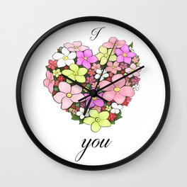 I love you Wall Clock