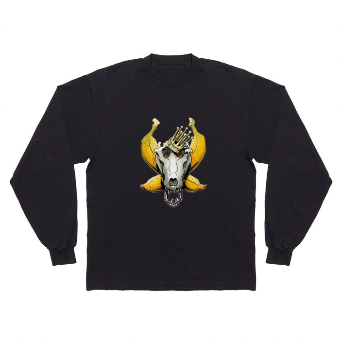 King K Rool Skull & Cross Bananas Long Sleeve T Shirt