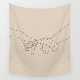 Beige Pinky Wall Tapestry