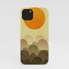 sunrise, forest iPhone Case