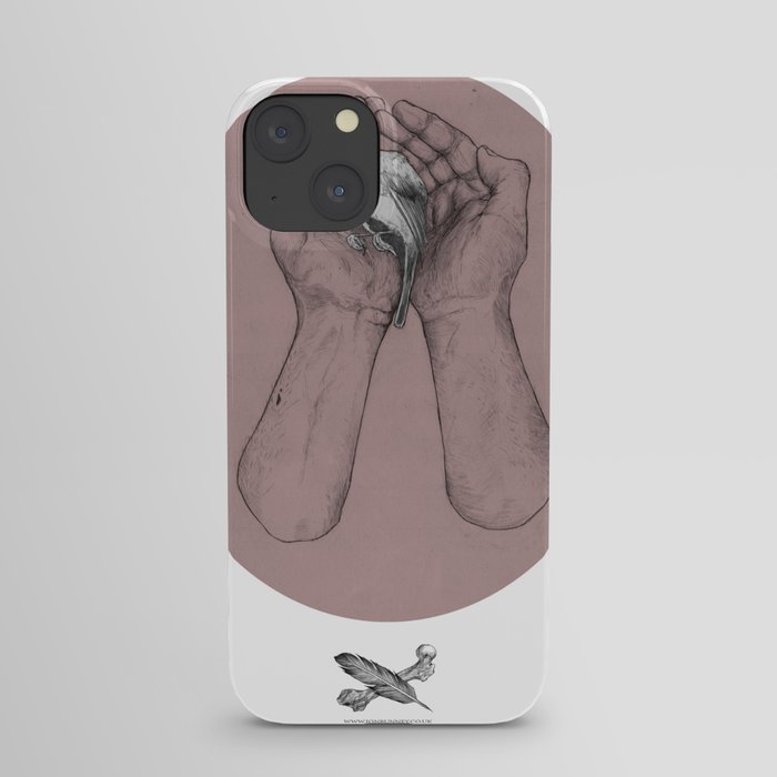 Hes got the whole bird in his hands iPhone Case
