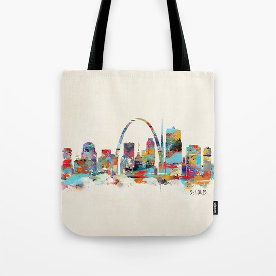 saint louis missouri skyline Tote Bag