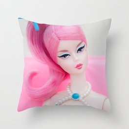Pink summer Throw Pillow
