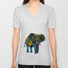 Elephant of Namibia V Neck T Shirt
