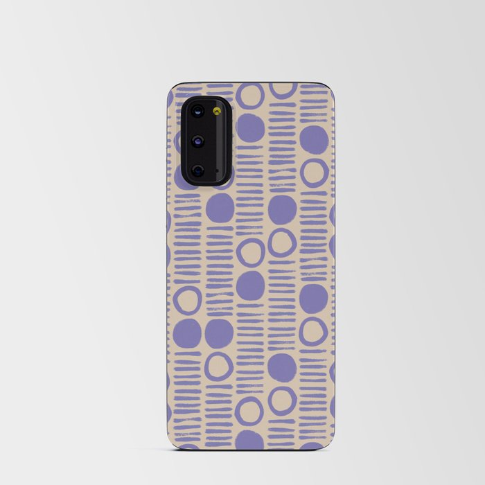 Very Peri Hand-drawn Pattern #1 Android Card Case