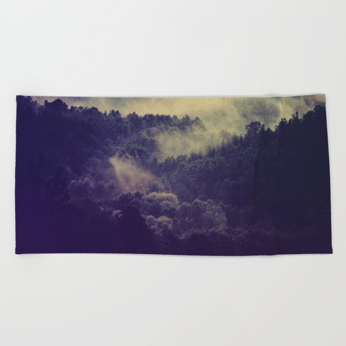Mysterious Forest Beach Towel