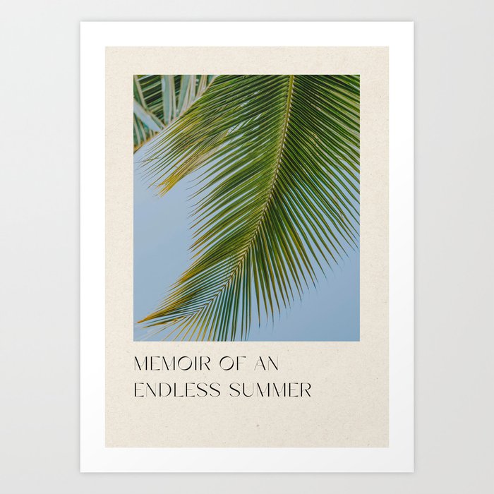 endless . summer / tropical palm leaves xxxii Art Print