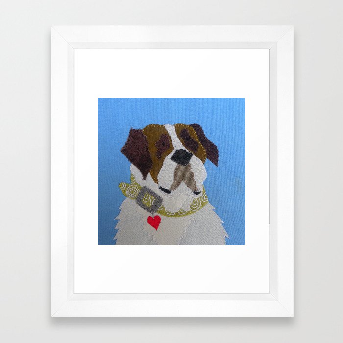 Dog Tag #1 Framed Art Print