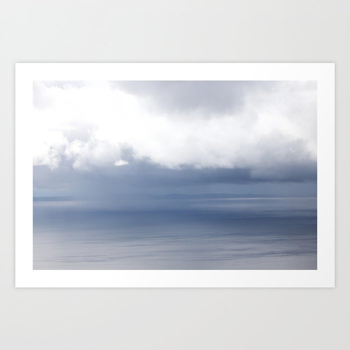 Ocean & Clouds Art Print