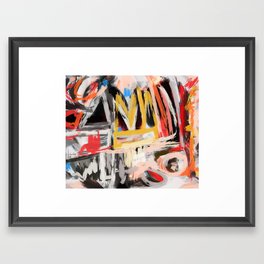 The king was there Framed Art Print