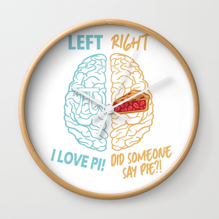 Left Brain Right Brain Pi Wall Clock