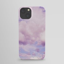 Pink Clouds In The Blue Sky #decor #society6 #buyart iPhone Case