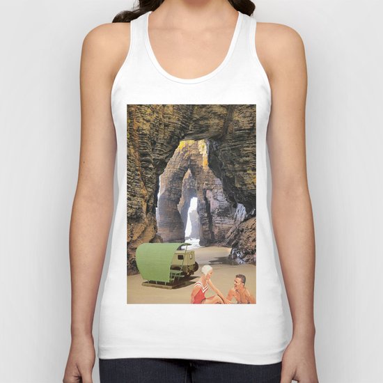 sous les rochers Unisex Tank Top