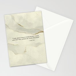 A prisoner of others opinion! Stationery Card