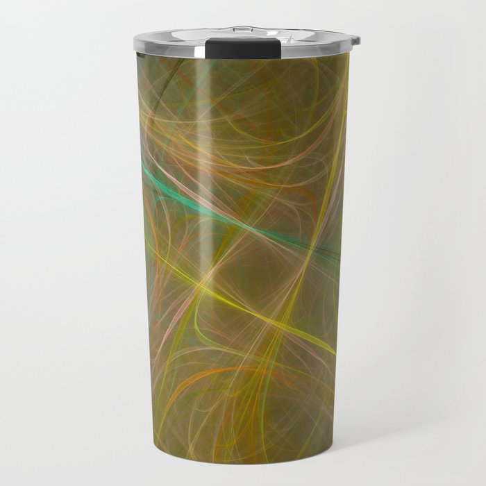surreal futuristic abstract digital 3d fractal design art Travel Mug