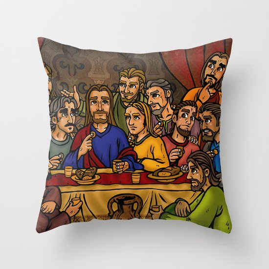 JC: The Last Supper Throw Pillow
