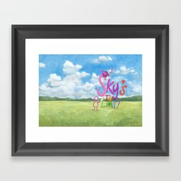 sky Framed Art Print