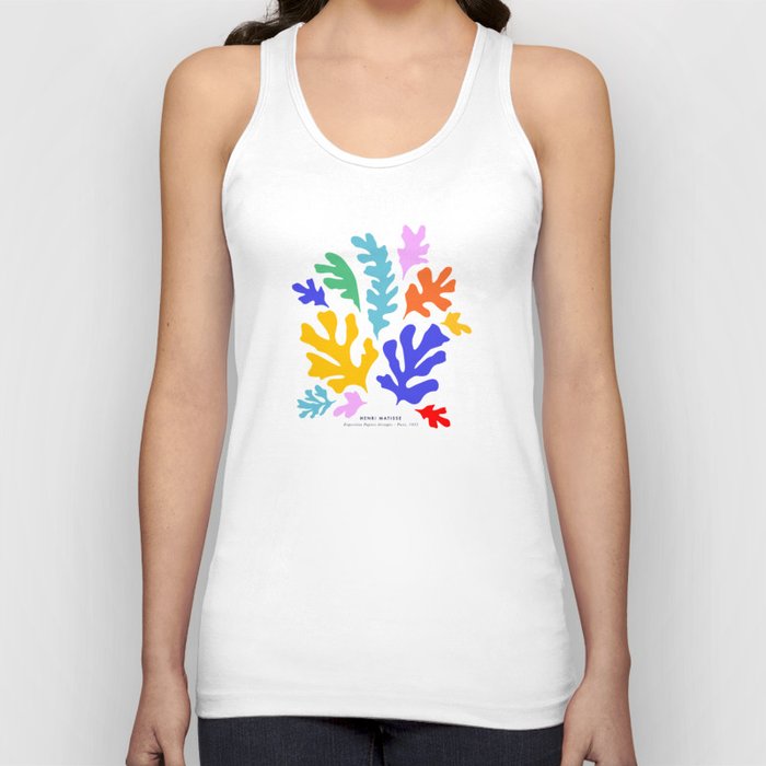 Matisse Poster - Vibrant Leaves cut-outs Tank Top