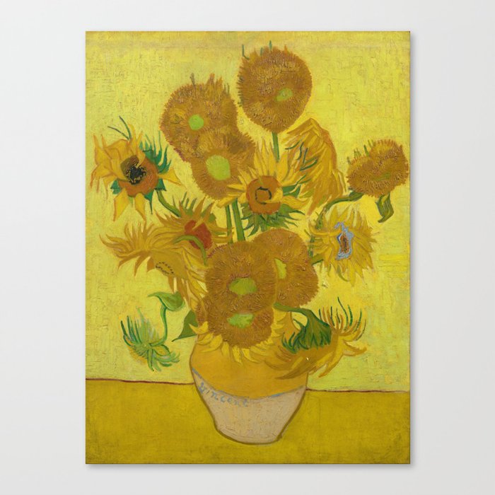 Vincent van Gogh - Sunflowers Canvas Print