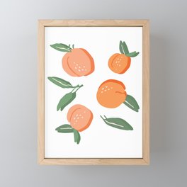 Call me by your peach Framed Mini Art Print