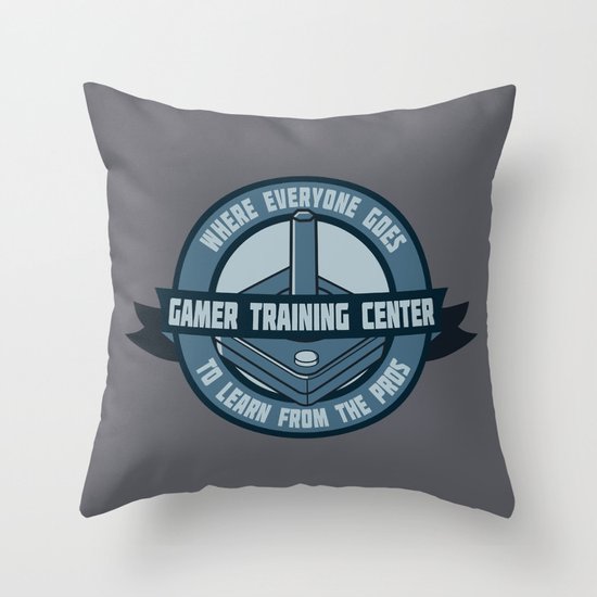 Go Pro! Throw Pillow by Fishbiscuit Society6