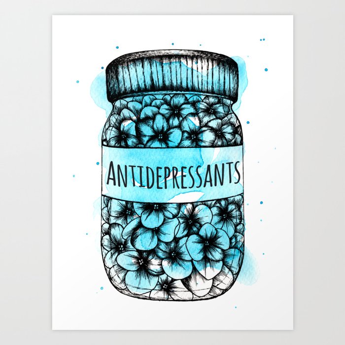 Antidepressants Art Print