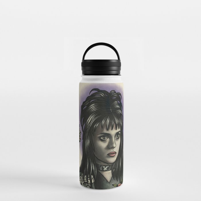 Lydia Gothic Girl Strange and Unusual Water Bottle
