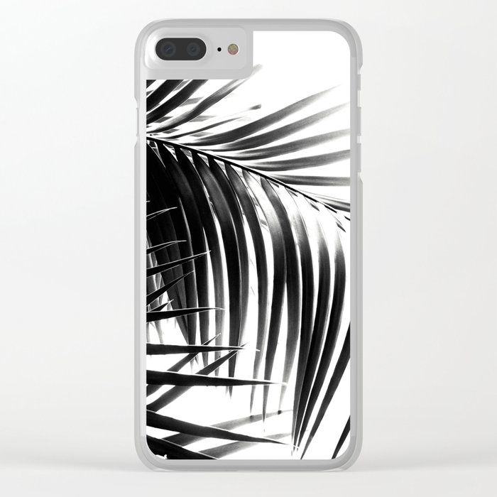 Palm Leaves Black White Vibes 3 Tropical Decor Art Society6