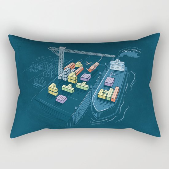 Game Port Rectangular Pillow