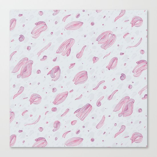 petals in the wind Canvas Print