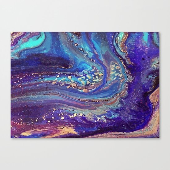 Iridescent Fantasy Abstract Canvas Print
